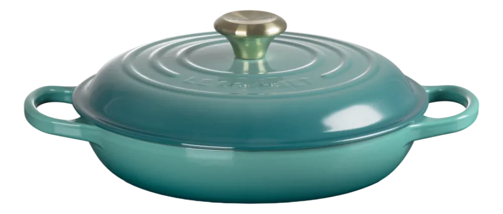 Le Creuset Braadpan Campagnard Bleu Riviera Outlet
