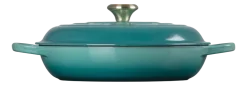 Braadpan Le Creuset Campagnard Bleu Riviera 30 cm
