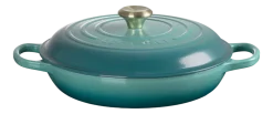 Braadpan Le Creuset Campagnard Bleu Riviera 30 cm