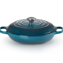 Braadpan Le Creuset Campagnard Deep Teal 30 cm