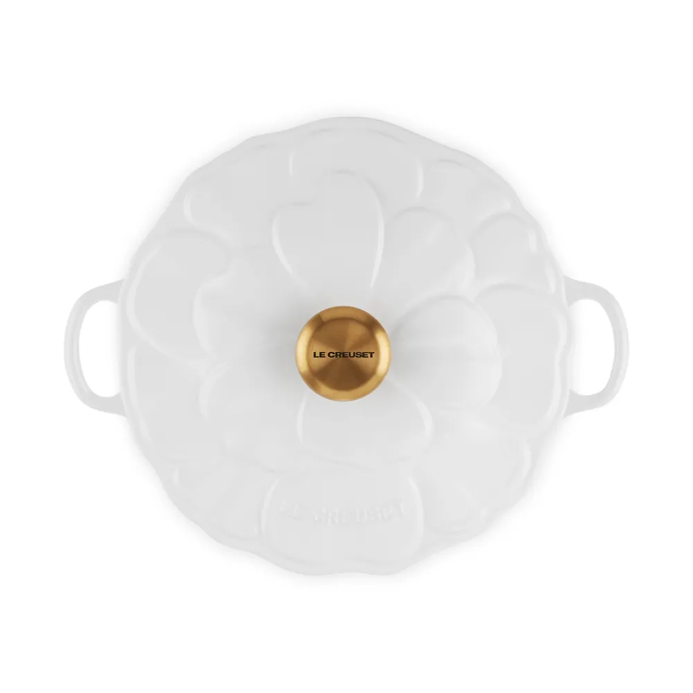 Le Creuset Braadpan Campagnard Bloesem Signature Wit 26 cm Best