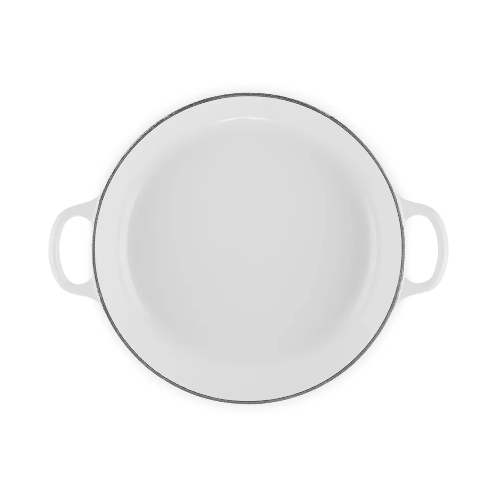 Le Creuset Braadpan Campagnard Bloesem Signature Wit 26 cm Best