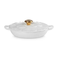 Le Creuset Braadpan Campagnard Bloesem Signature Wit 26 cm Best