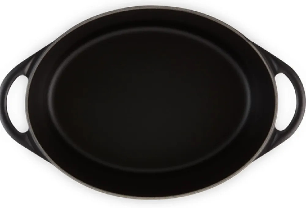 Le Creuset Braadpan Doufeu Ovaal Mat Zwart 32 cm Hot