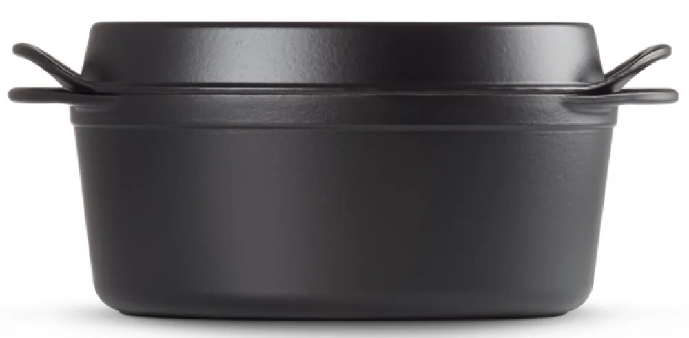 Le Creuset Braadpan Doufeu Ovaal Mat Zwart 32 cm Hot