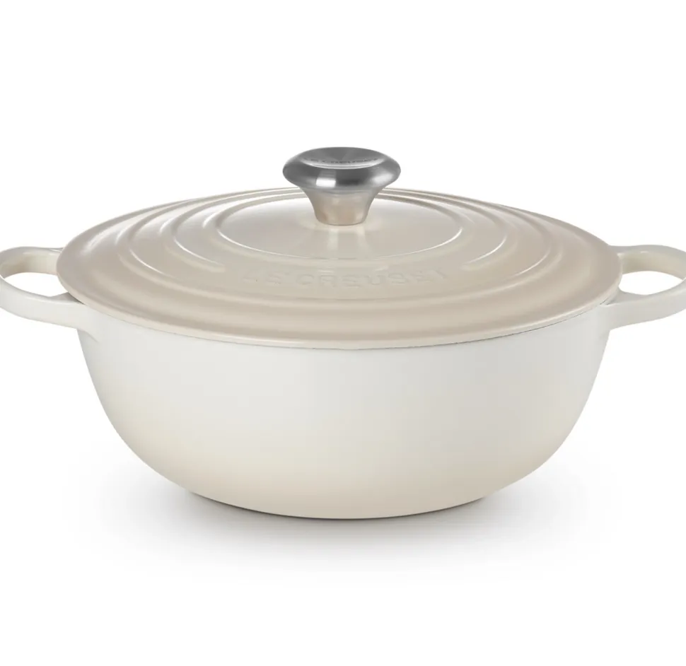 Braadpan Le Creuset Marmite Gietijzer Meringue 26 cm