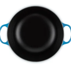 Braadpan Le Creuset Marmite Gietijzer Azure 26 cm