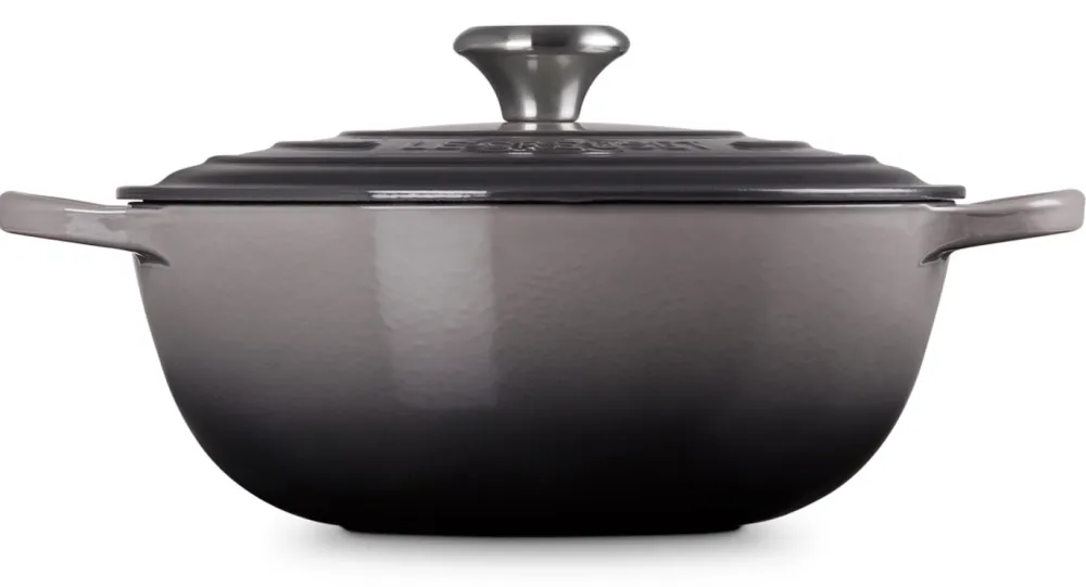 Le Creuset Braadpan Marmite Gietijzer Flint Discount