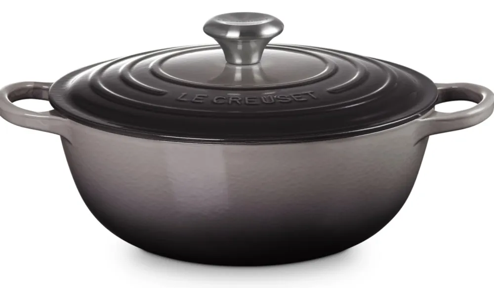 Le Creuset Braadpan Marmite Gietijzer Flint Discount