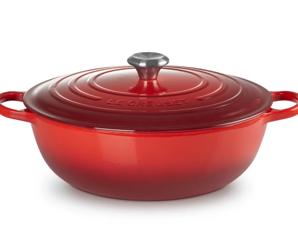Le Creuset Braadpan Marmite Gietijzer Kersenrood Clearance