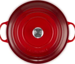 Le Creuset Braadpan Marmite Gietijzer Kersenrood Clearance