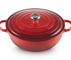 Le Creuset Braadpan Marmite Gietijzer Kersenrood Clearance