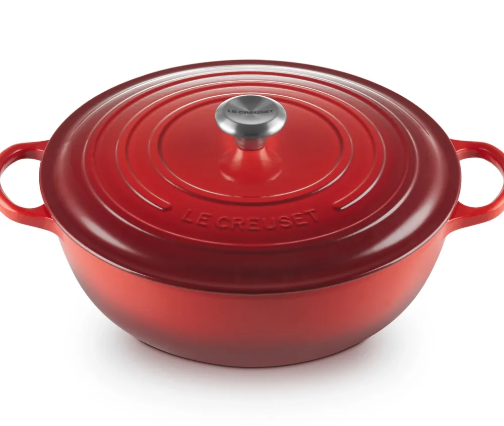 Le Creuset Braadpan Marmite Gietijzer Kersenrood Clearance