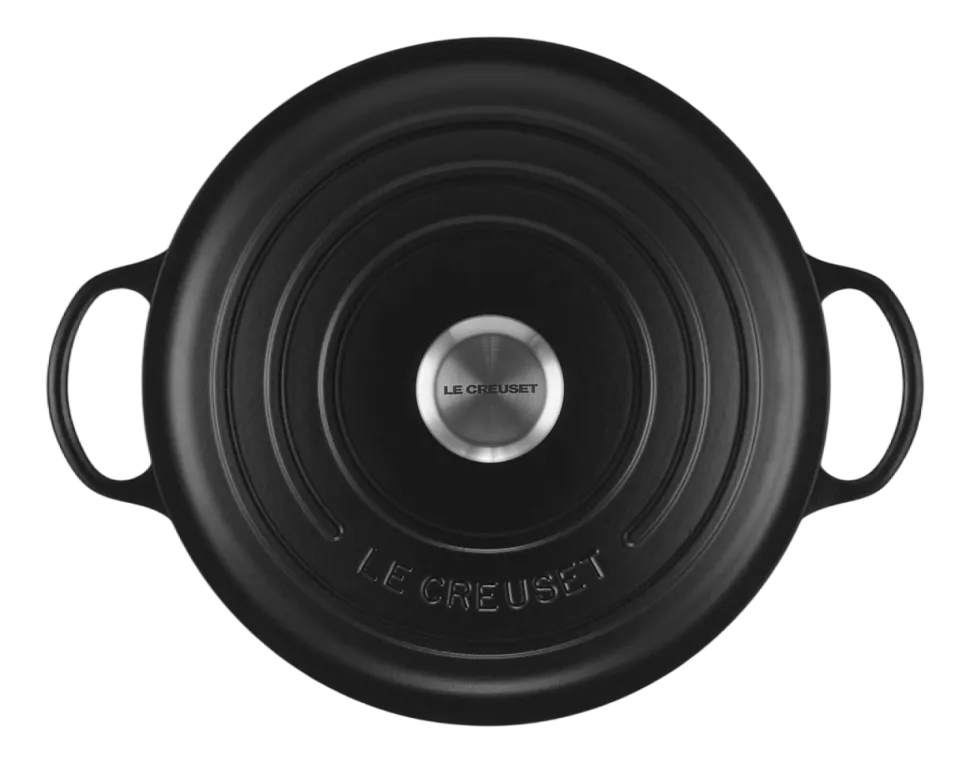 Braadpan Le Creuset Marmite Gietijzer Mat Zwart 28 cm