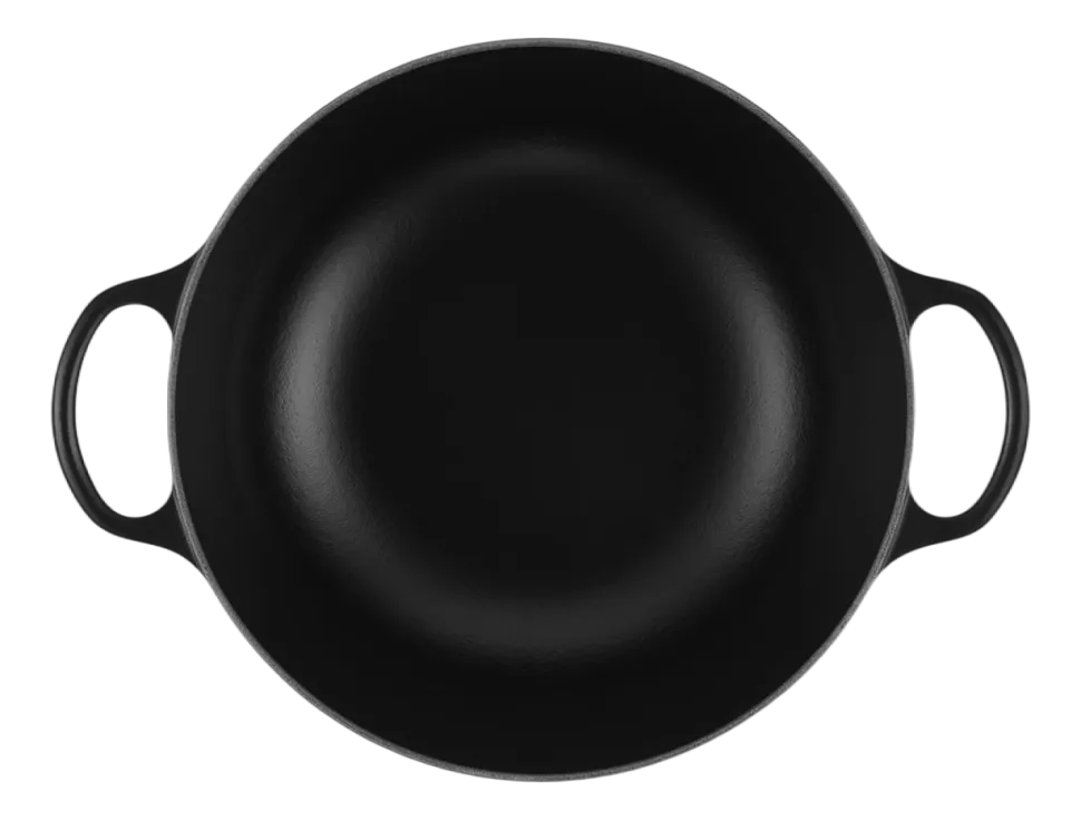 Braadpan Le Creuset Marmite Gietijzer Mat Zwart 28 cm