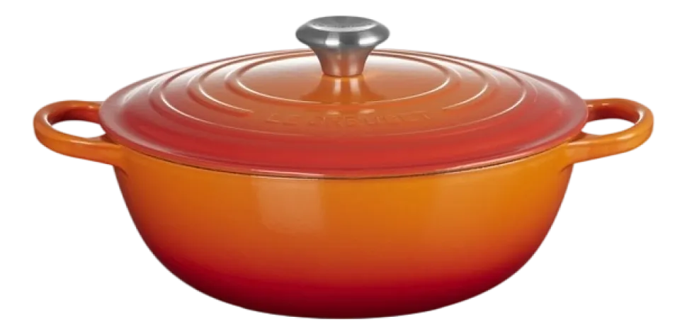 Braadpan Le Creuset Marmite Gietijzer Oranjerood 28 cm