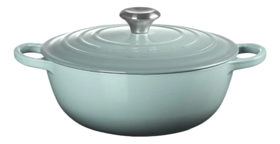 Braadpan Le Creuset Marmite Gietijzer Sea Salt 26 cm