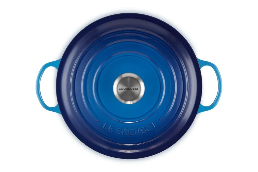 Le Creuset Braadpan Marmite Gietijzer Azure Online