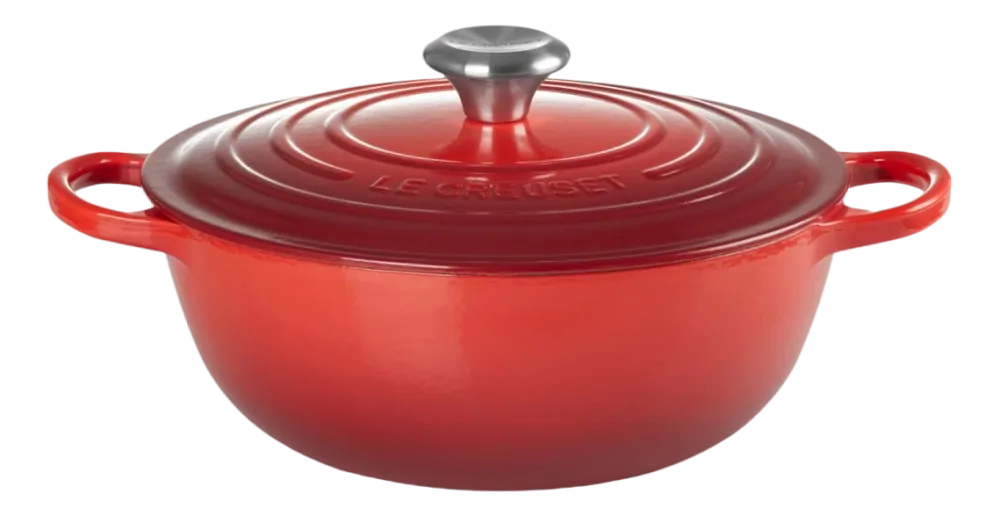 Le Creuset Braadpan Marmite Gietijzer Kersenrood New