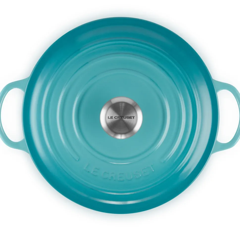 Braadpan Le Creuset Marmite Gietijzer Caribbean Blue 26 cm
