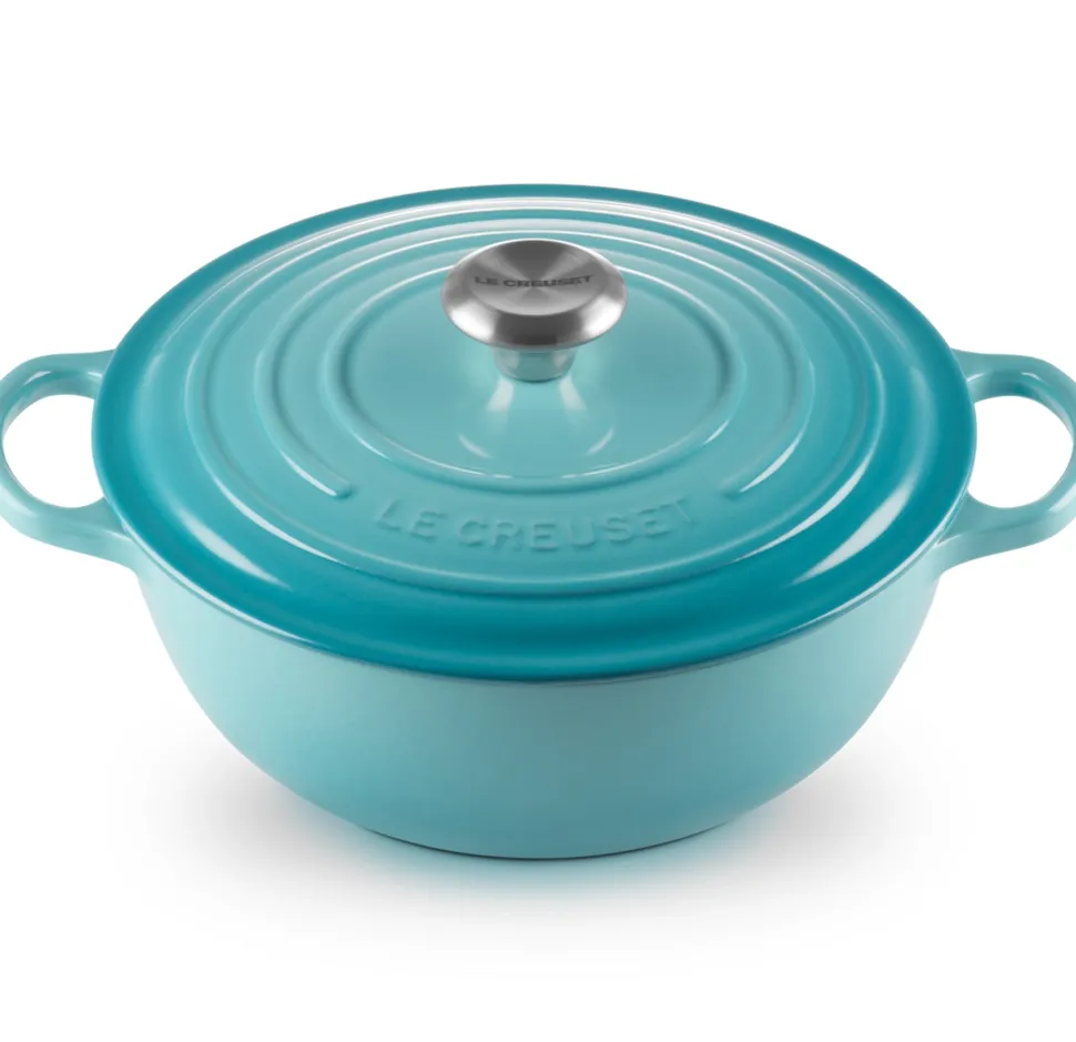 Braadpan Le Creuset Marmite Gietijzer Caribbean Blue 26 cm