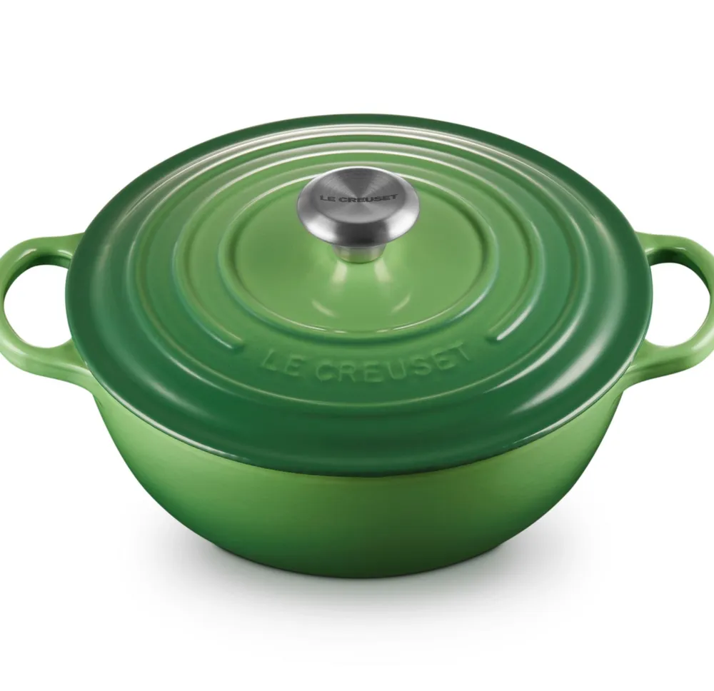 Le Creuset Braadpan Marmite Gietijzer Bamboo 26 cm Clearance