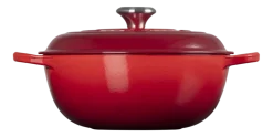 Braadpan Le Creuset Marmite Signature Gietijzer Rond Kersenrood 26 cm