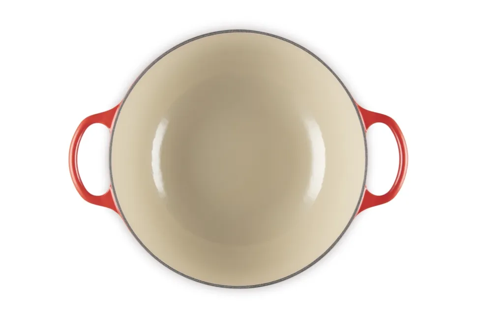 Braadpan Le Creuset Marmite Signature Gietijzer Rond Kersenrood 26 cm