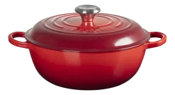 Braadpan Le Creuset Marmite Signature Gietijzer Rond Kersenrood 26 cm