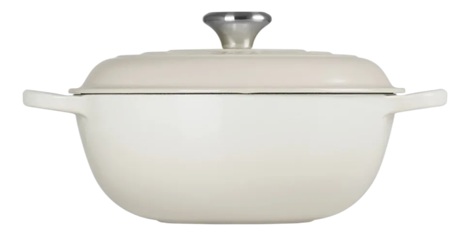 Braadpan Le Creuset Marmite Signature Gietijzer Rond Meringue 26 cm