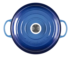 Le Creuset Braadpan Marmite Signature Gietijzer Rond Azure 26 cm Sale