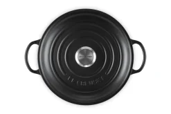 Le Creuset Braadpan Marmite Signature Gietijzer Rond Mat Zwart 26 cm Online