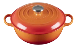 Le Creuset Braadpan Marmite Signature Gietijzer Rond Oranjerood 26 cm Online