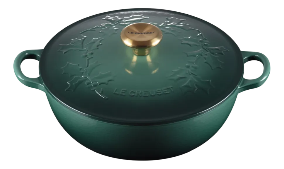 Braadpan Le Creuset Marmite Winter Holly Collection Artichaut 26 cm