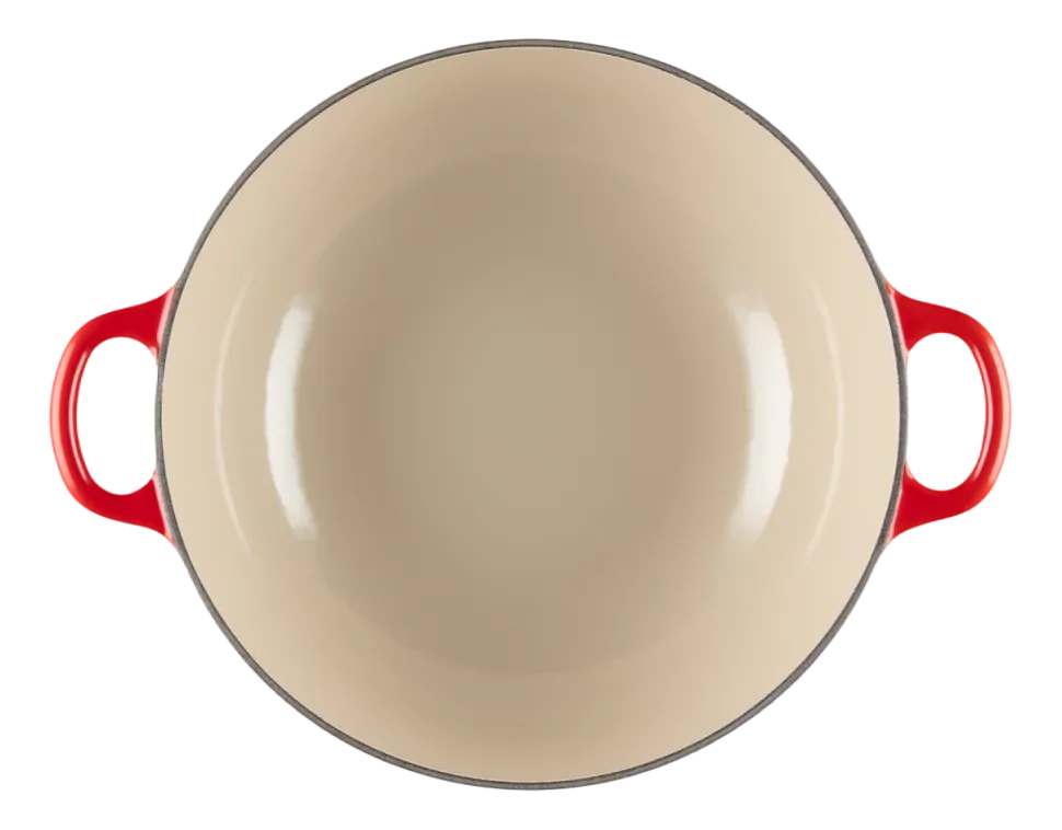 Braadpan Le Creuset Marmite Winter Holly Collection Kersenrood 26 cm