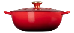 Braadpan Le Creuset Marmite Winter Holly Collection Kersenrood 26 cm