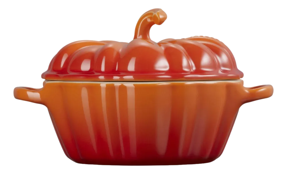 Le Creuset Braadpan Mini Pompoen Oranjerood 11 cm Hot