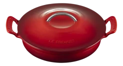 Braadpan Le Creuset Modern Heritage Campagnard Laag Kersenrood 28 cm