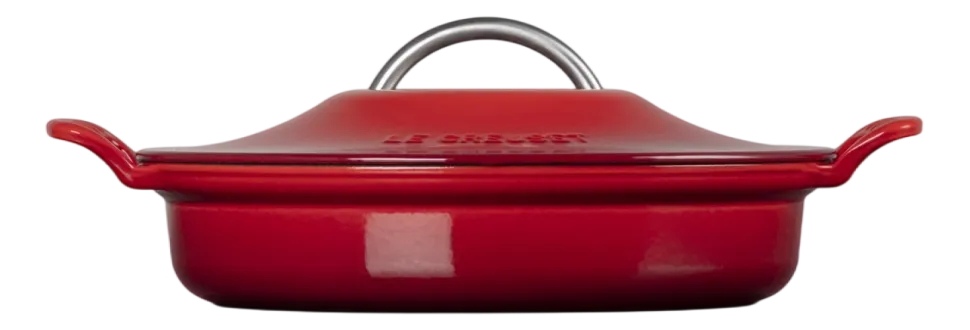 Braadpan Le Creuset Modern Heritage Campagnard Laag Kersenrood 28 cm