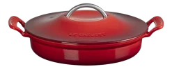 Braadpan Le Creuset Modern Heritage Campagnard Laag Kersenrood 28 cm