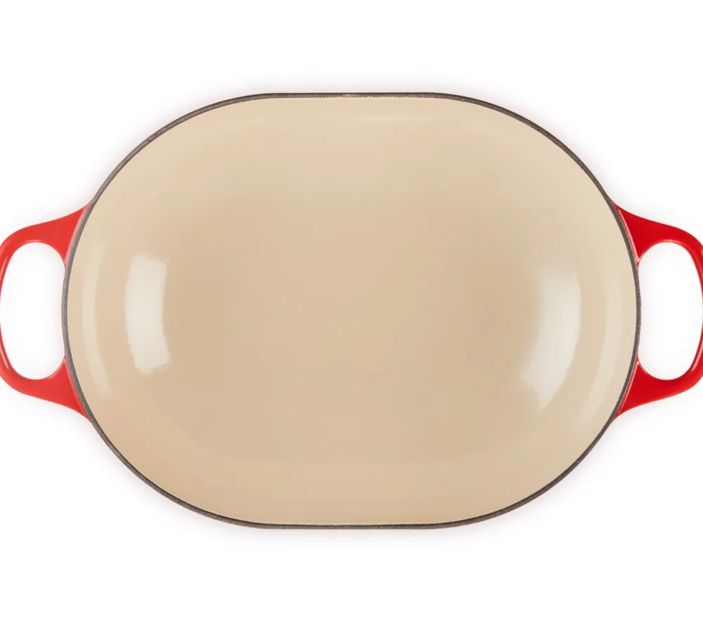 Le Creuset Braadpan Oblong Kersenrood 31 cm Sale