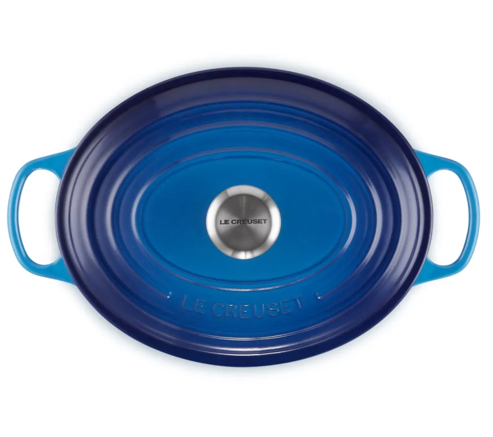 Braadpan Le Creuset Signature Ovaal Azure 29 cm