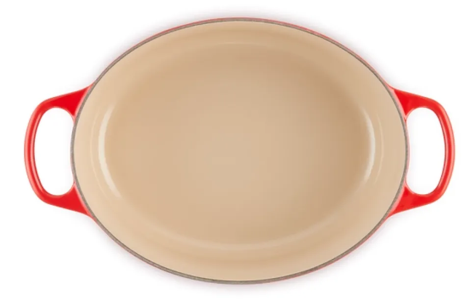 Braadpan Le Creuset Signature Ovaal Kersenrood 27 cm