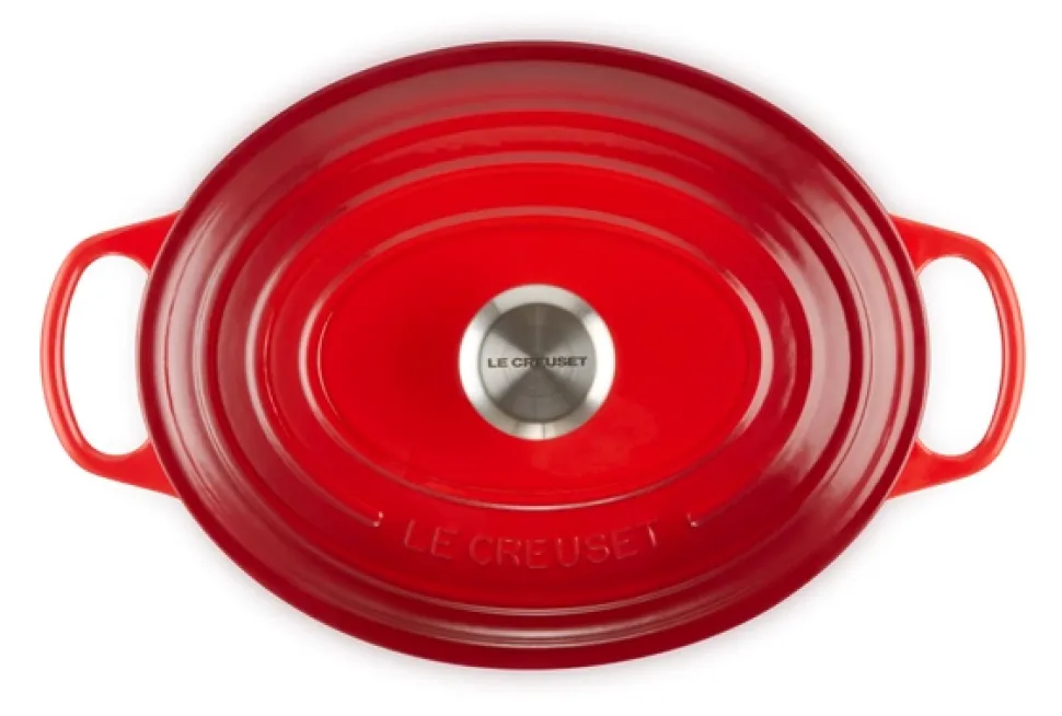 Braadpan Le Creuset Signature Ovaal Kersenrood 27 cm