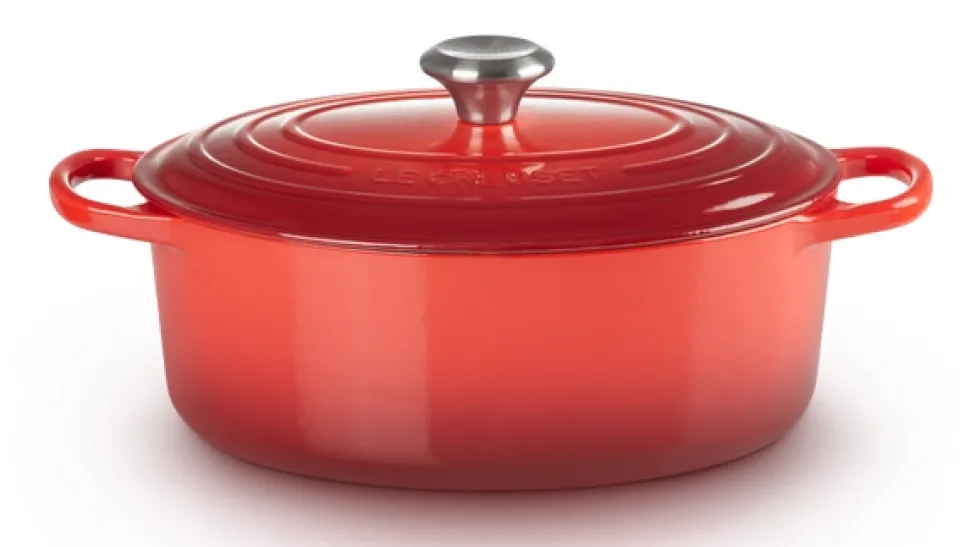 Braadpan Le Creuset Signature Ovaal Kersenrood 27 cm