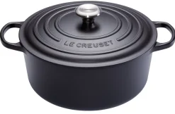 Braadpan Le Creuset Signature Rond Mat Zwart 34 cm
