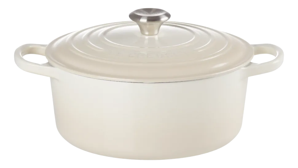 Braadpan Le Creuset Signature Rond Meringue 22 cm