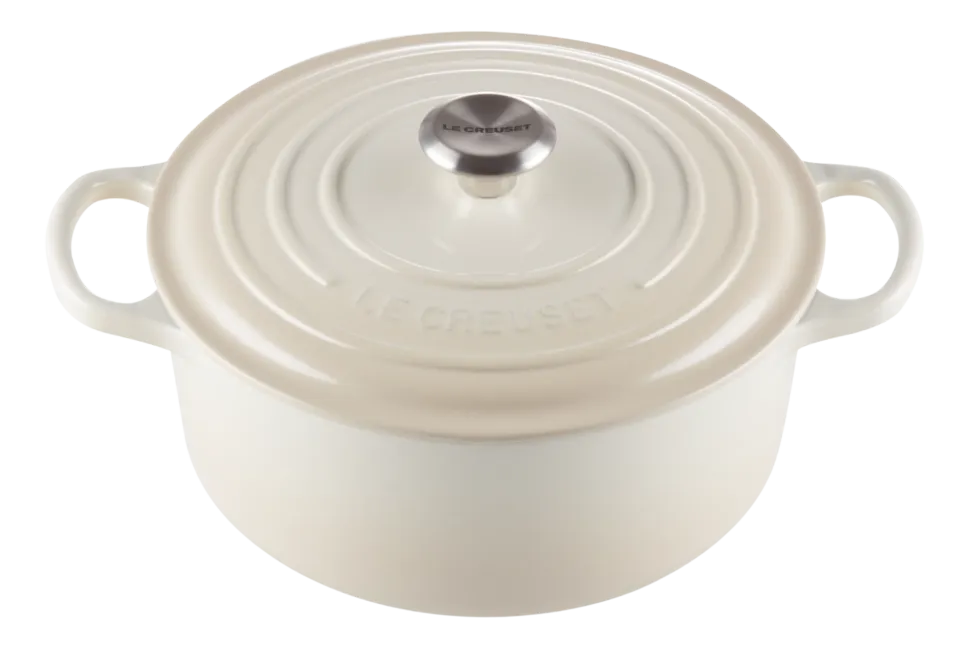Braadpan Le Creuset Signature Rond Meringue 22 cm