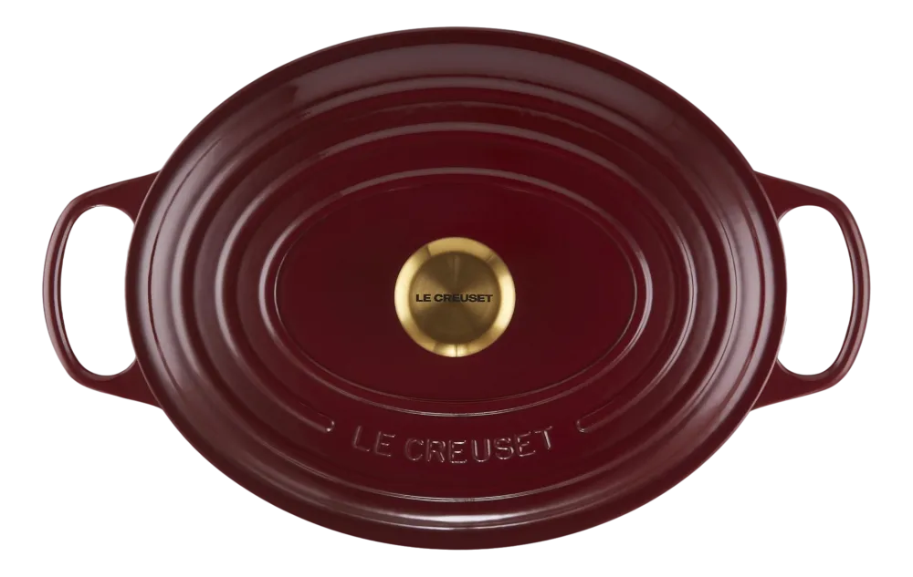 Le Creuset Braadpan Signature Ovaal Garnet 29 cm Hot