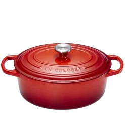 Le Creuset Braadpan Signature Ovaal Kersenrood 33 cm Outlet